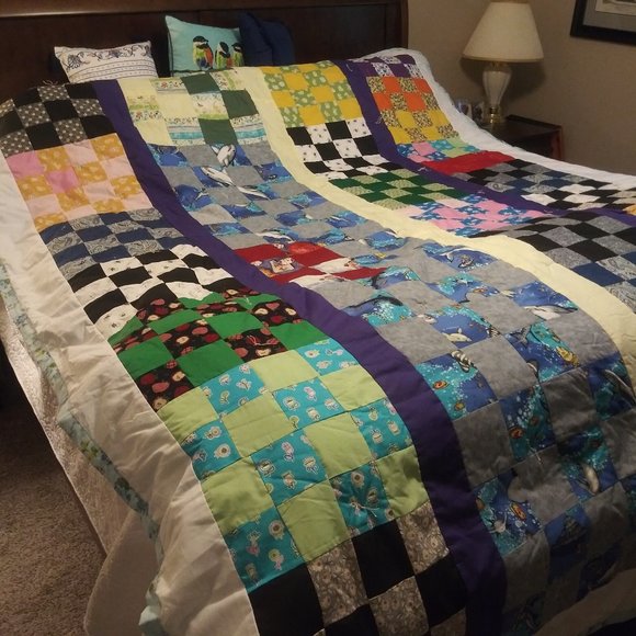 Hand Crafted Other - 2207 Hand Crafted Multi Color Quilt